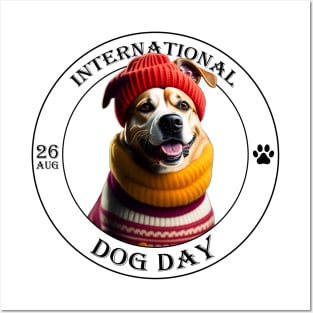 International Dog Day Posters and Art